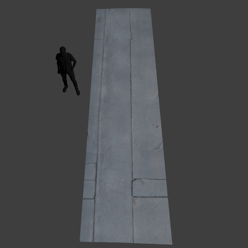 Old sidewalk | Floor Coverings models | BlenderKit