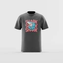 "Shark Shark Shark" Graphic T-Shirt