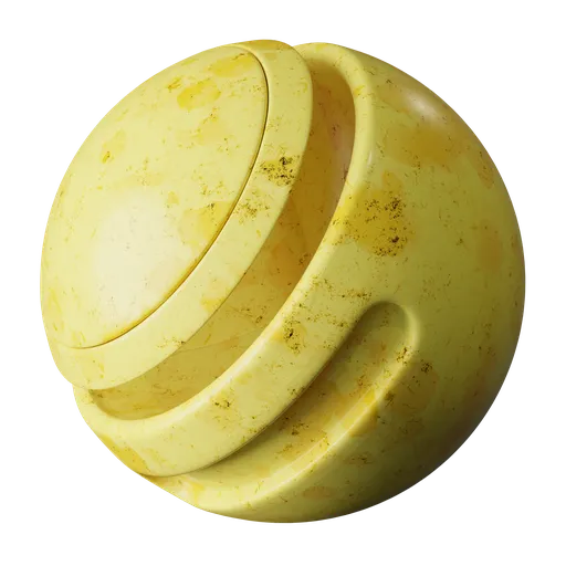 Yellow dirty metal