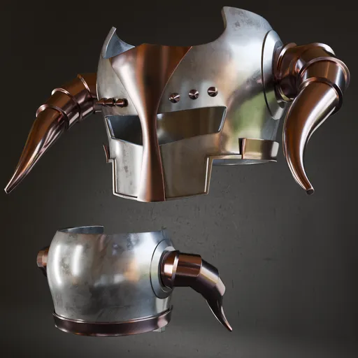 Detailed low poly 3D helmet model with high-quality metal materials, suitable for Blender use and historical military simulations.