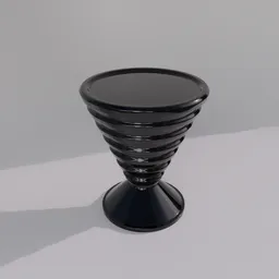 Noir Scheiben Side Table