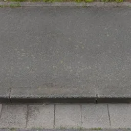 Detailed 3D model texture of a realistic sidewalk for Blender, with high-resolution materials.
