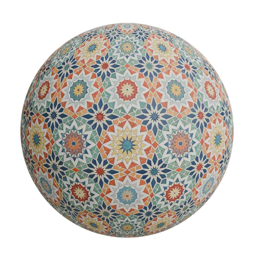 Geometric star pattern wallpaper