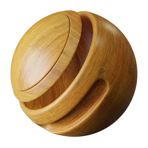 High-quality PBR Light Wood texture for realistic 3D interior rendering, optimized for Blender and other 3D applications.