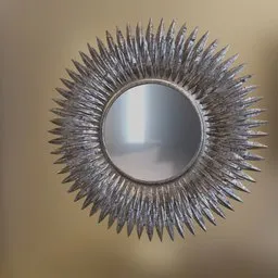 Petal mirror tin