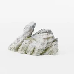 "Low-poly game-ready 3D model of a large rock/boulder for Blender 3D landscapes. Perfect for stone and boulder scenes with realistic textures and minimal structure. Inspired by naturalistic techniques and optimized for 16:9 aspect ratio."
