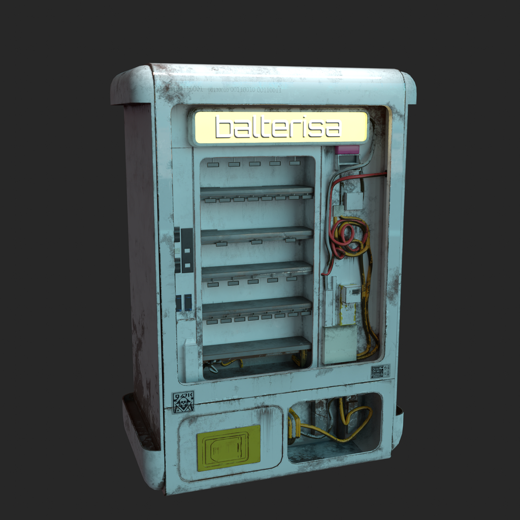 BlenderKit: Download the Vending machine model