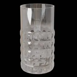 High-resolution Blender 3D model of a classic, decorative glass, optimized for quality and detail.