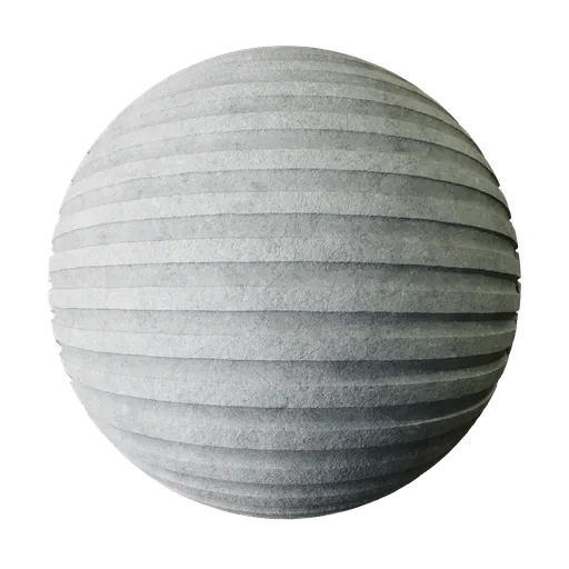 Carved concrete wall