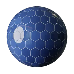 Blended Dual Color Hexagon Tiles
