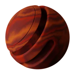 Horizontally sliced wood