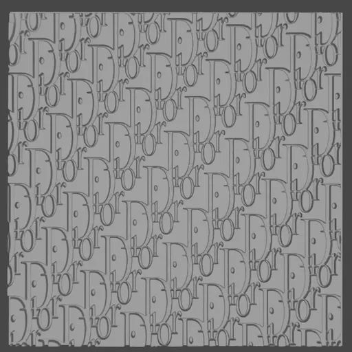 Dior pattern stencil