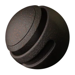 High-quality rusty metal texture for Blender 3D, featuring a single-node procedural shader ideal for PBR material configurations.