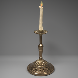 Antique Candle Stand Brass