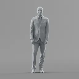 Lowpoly Male Standing