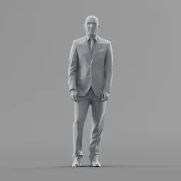 Lowpoly Male Standing