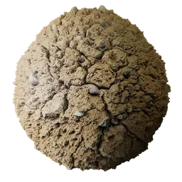 Dry Cracked Clay Soil