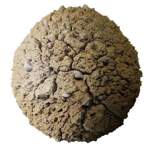Dry Cracked Clay Soil