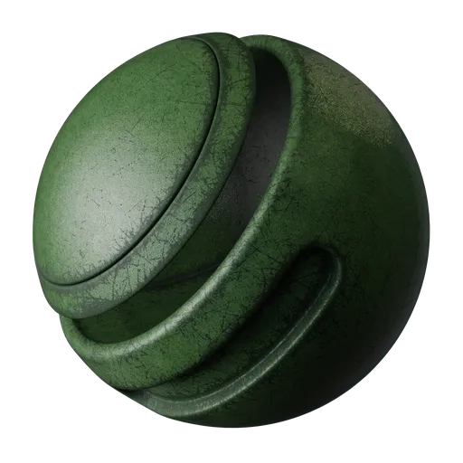 Smart Worn Green Leather