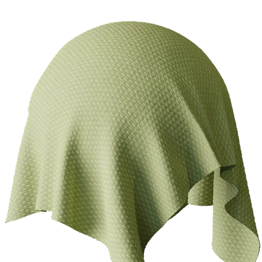 Olive Waffle Fabric