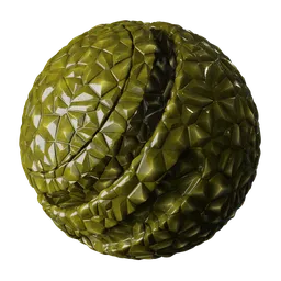 Crystal yellow glass