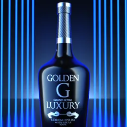 Wishkey bottle product creative