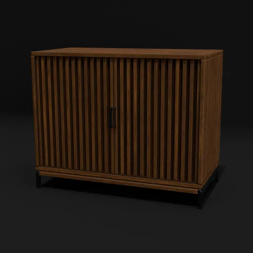 Walnut Wood Cabinet