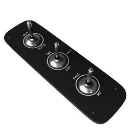 Metal Push Button for Jet Cockpit