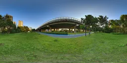 Vacant land next to the overpass