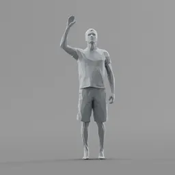 Lowpoly Male Standing