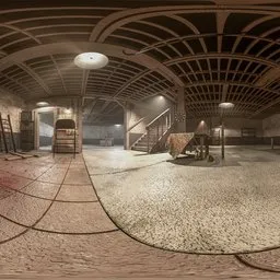 Abandoned Underground Workshop HDRi
