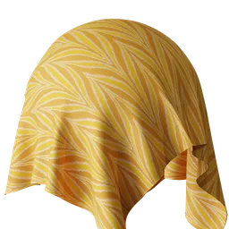 Graphical Orange Jacquard