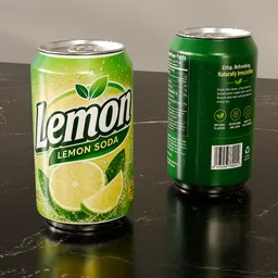 Lemon Soda Can
