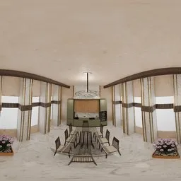 Luxury Dining Room Interior