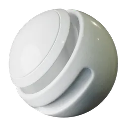 Polished White Marble