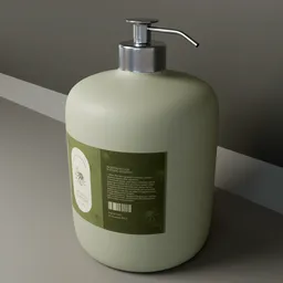 Large shampoo bottle Green