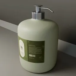 Large shampoo bottle Green