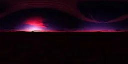 Sci-fi landcape at pink twilight