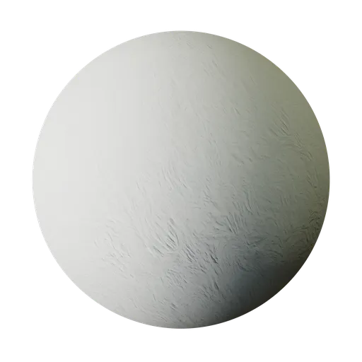 High-resolution white plaster PBR texture with subtle wave patterns for 3D modeling in Blender and other software.