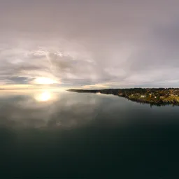 Dramatic Sunrise at Ocean Coast