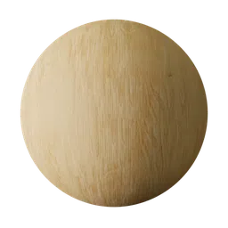Seamless PBR texture of fine alder wood for realistic 3D rendering in Blender and other software.