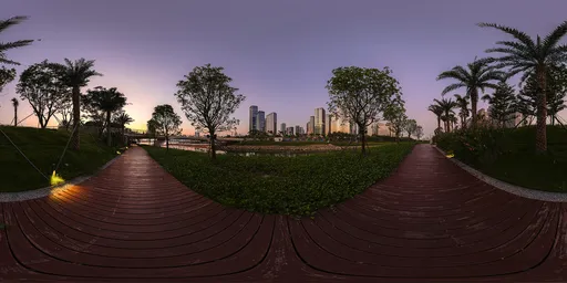 Sunset by the lake