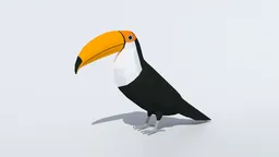 Low Poly Toucan