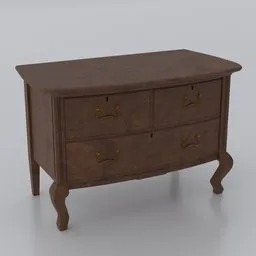 Edwardian Bowfront Lowboy