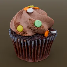 Mini Chocolate Cupcake Photoscan Cake