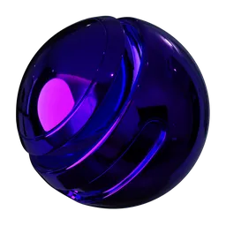 Polished Indigo Metal