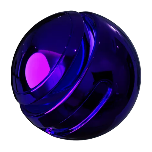 Polished Indigo Metal