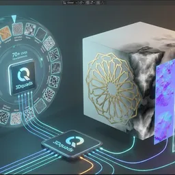 3DQuads Texture Maps Generator