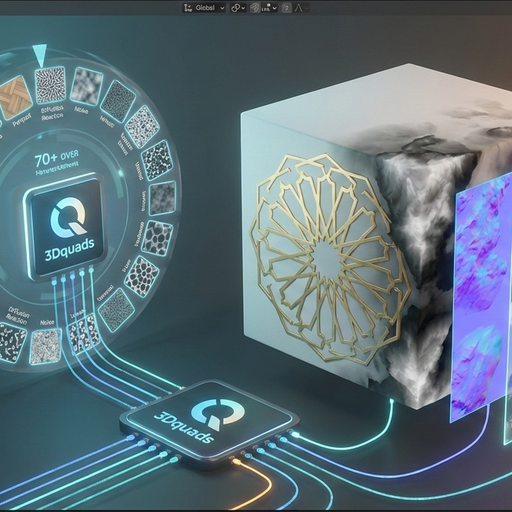 3DQuads Texture Maps Generator
