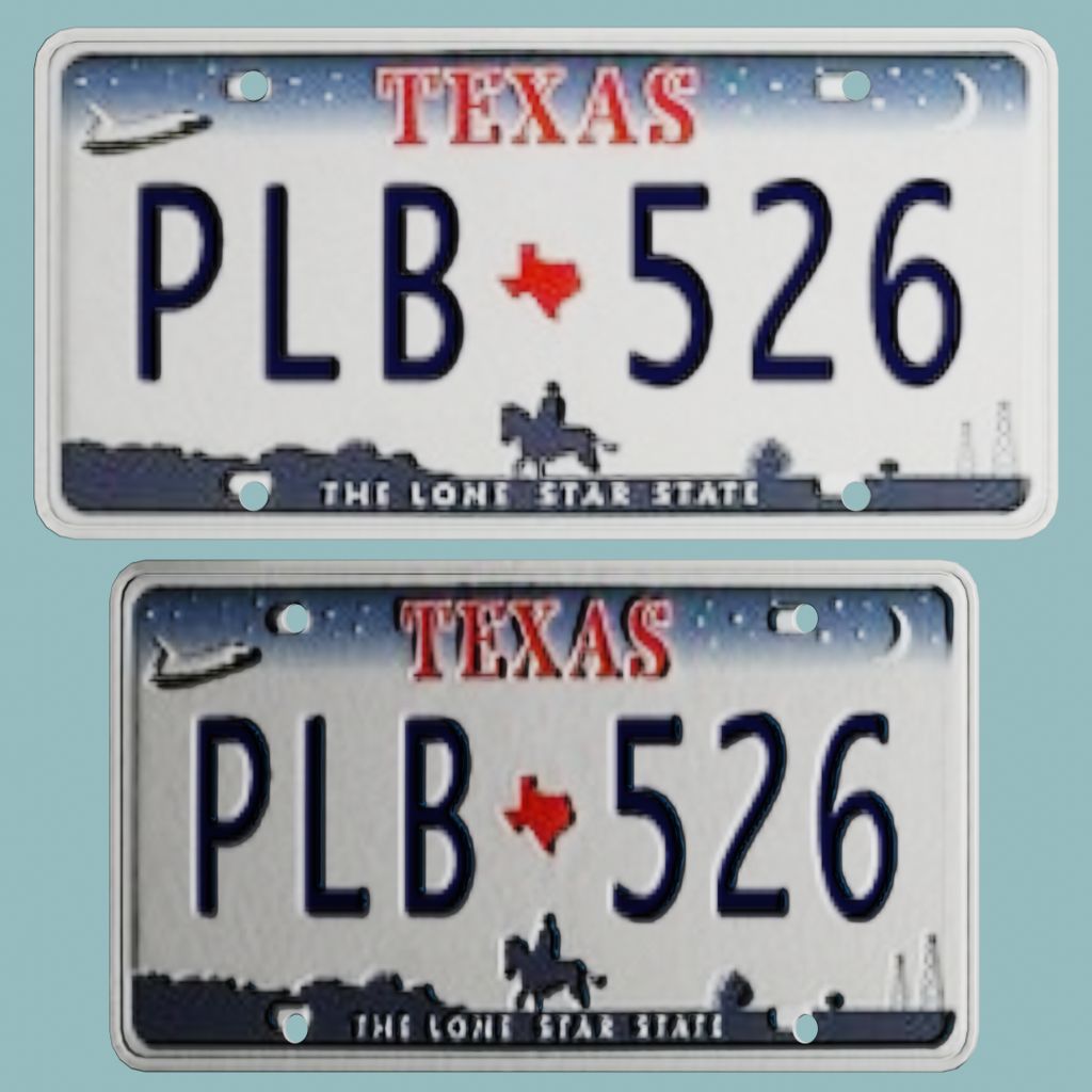 Texas Licence plate PL | FREE Vehicle Parts models | BlenderKit